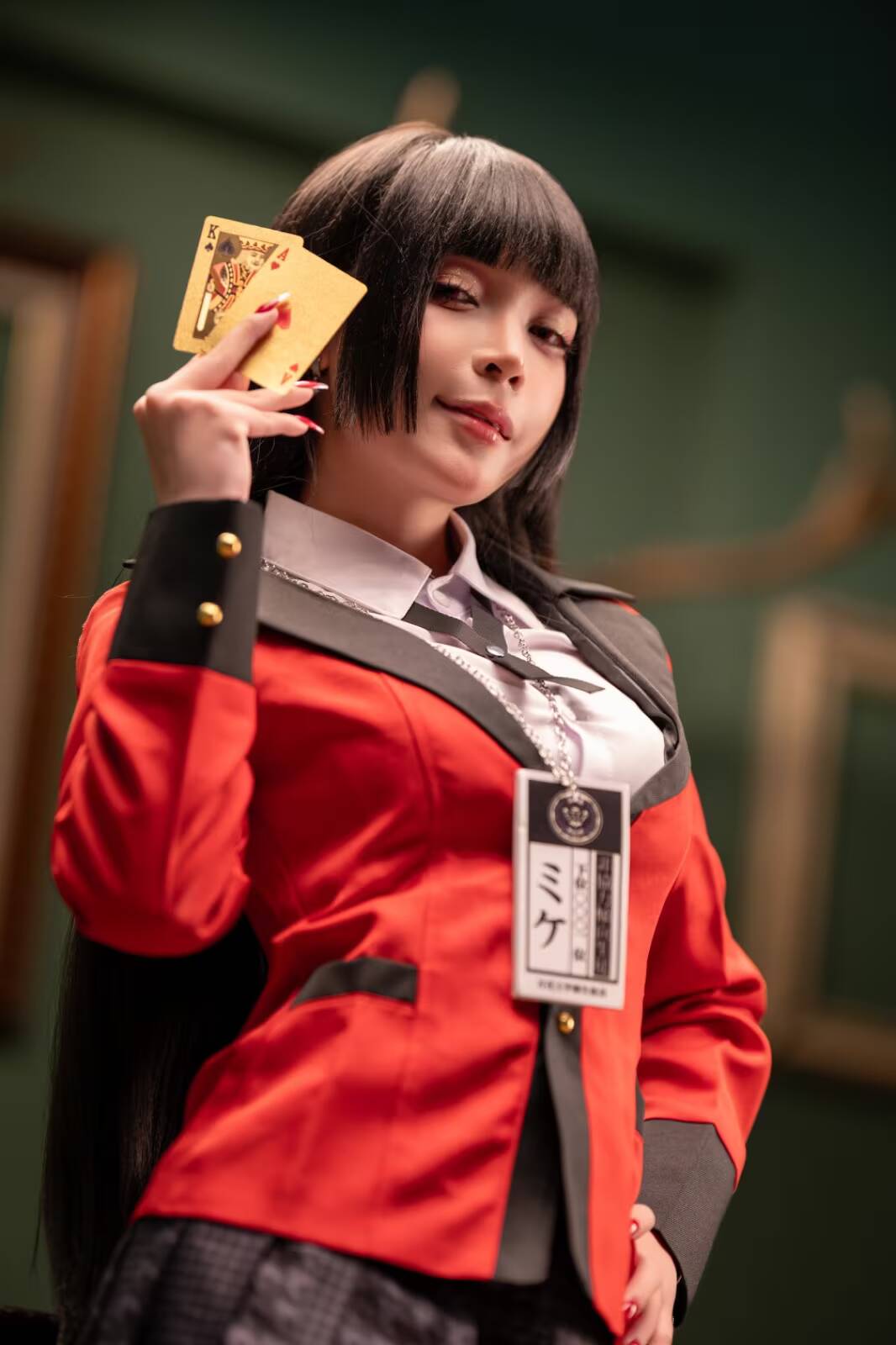 Umeko J показала косплей Юмеко Джабами из Kakegurui