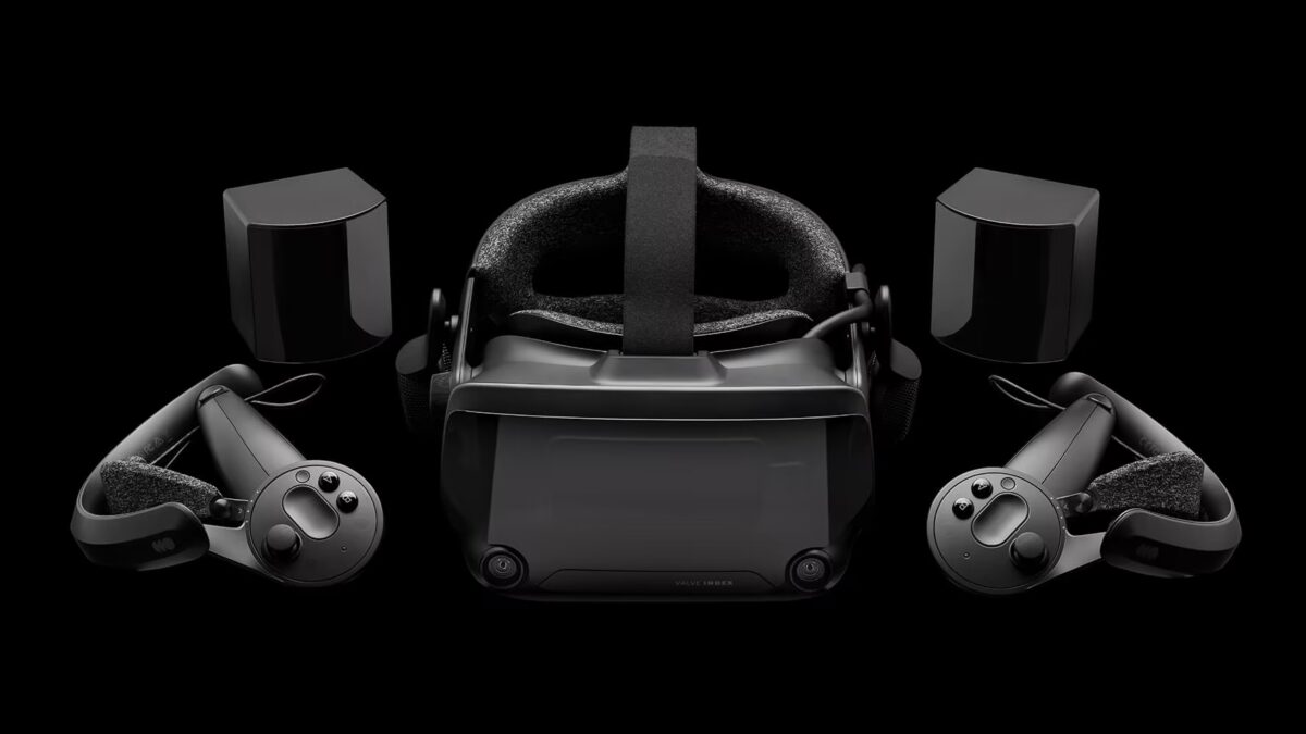 Виртуальный шлем Valve Index и два контроллера VR