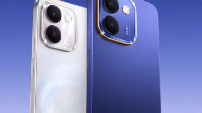 Два смартфона vivo Y600 с крупными камеройи