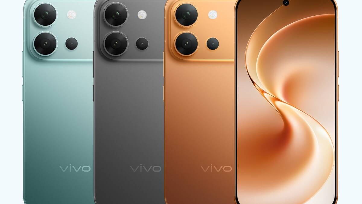 Виво V80 три варианта цветов спереди и сзади
