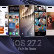 Массивные iPhone с обновлённым iOS 27.2 публичная бета