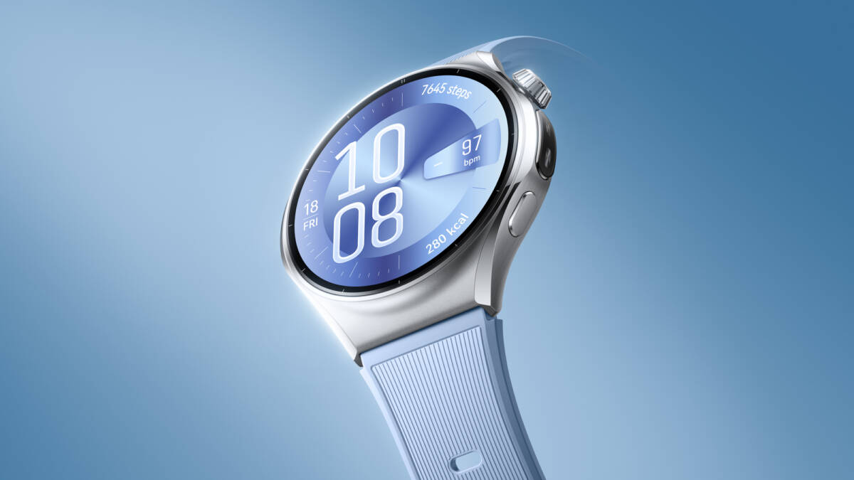 Умные часы Huawei Watch D3 и Watch 6 на синем фоне