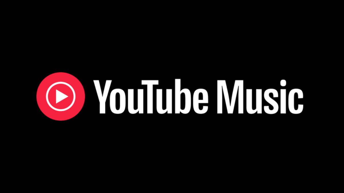 Логотип YouTube Music с красной иконкой и белой стрелкой