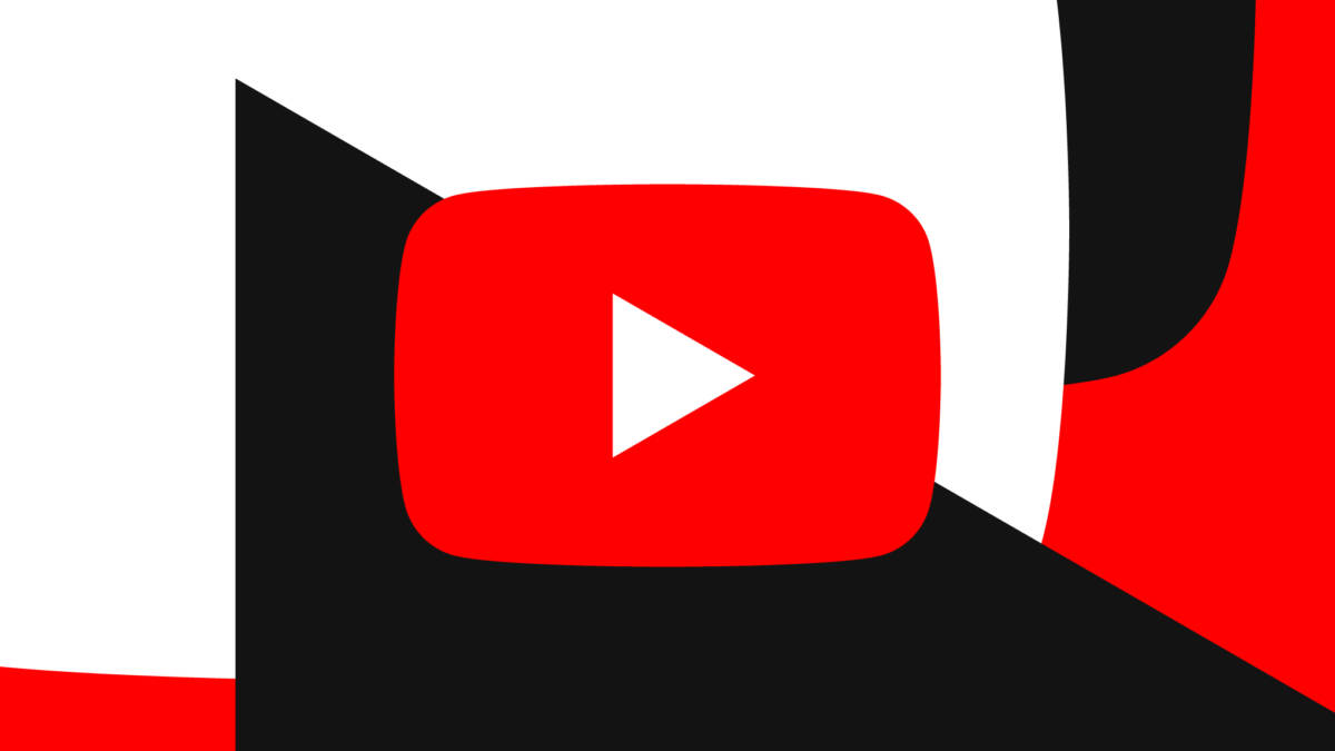 Логотип YouTube с черным и красным дизайном